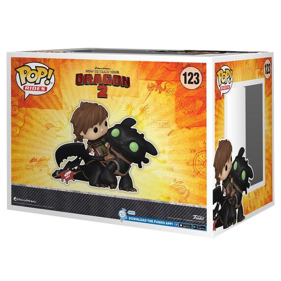 Figurka How to Train Your Dragon 2 / Jak wytresować smoka 2 POP! Rides - Czkawka i Szczerbatek- Zdjęcie 5