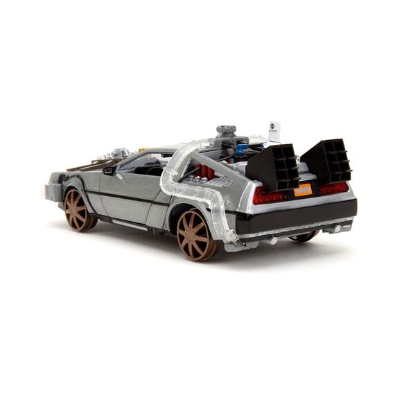 Model samochodu Powrót do przyszłości 3 1/24 - DeLorean Time Machine- Zdjęcie 19