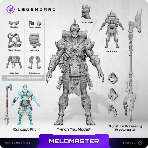 Figurka Legendari - MeldMaster- Zdjęcie 7