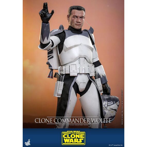 Figurka Star Wars: Wojny Klonów 1/6 - Clone Commander Wolffe- Zdjęcie 7