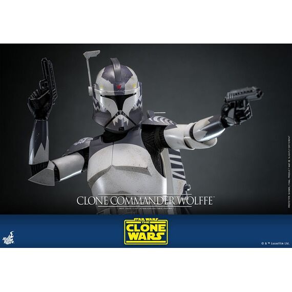 Figurka Star Wars: Wojny Klonów 1/6 - Clone Commander Wolffe- Zdjęcie 25