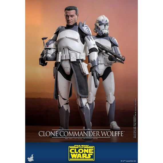 Figurka Star Wars: Wojny Klonów 1/6 - Clone Commander Wolffe- Zdjęcie 31