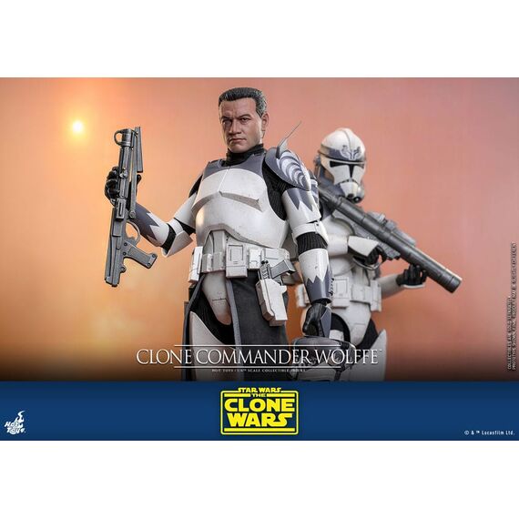 Figurka Star Wars: Wojny Klonów 1/6 - Clone Commander Wolffe- Zdjęcie 33