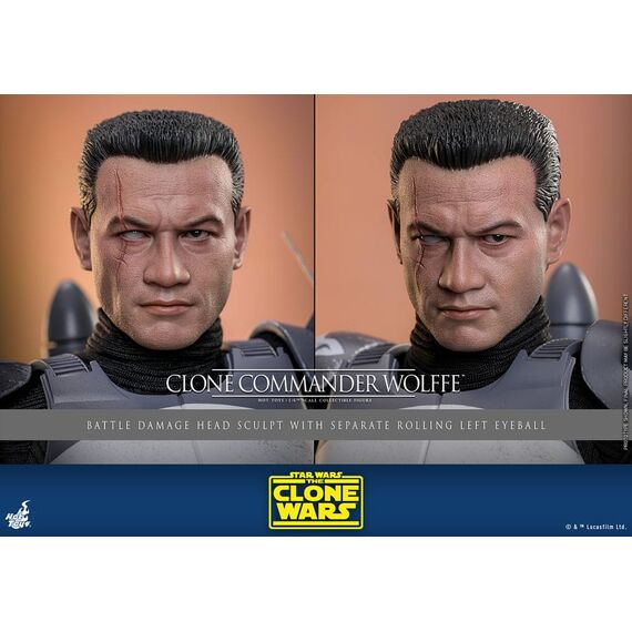 Figurka Star Wars: Wojny Klonów 1/6 - Clone Commander Wolffe- Zdjęcie 37