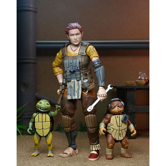 Figurki TMNT: The Last Ronin Lost Years - Grammy April with Baby Yi & Moja- Zdjęcie 15