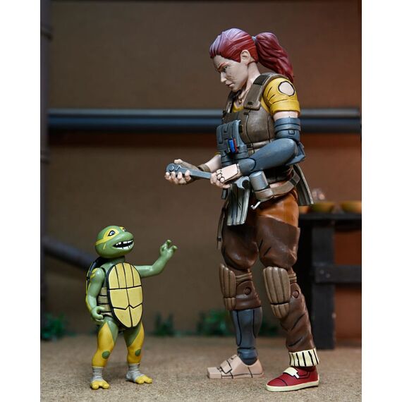 Figurki TMNT: The Last Ronin Lost Years - Grammy April with Baby Yi & Moja- Zdjęcie 23