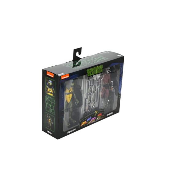 Zestaw 2 figurek Teenage Mutant Ninja Turtles (1990) - Shredder vs Leonardo (Rooftop Battle)- Zdjęcie 7