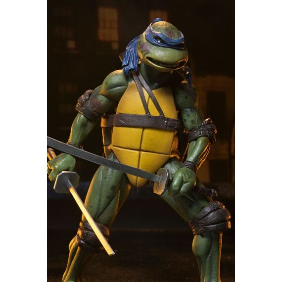 Zestaw 2 figurek Teenage Mutant Ninja Turtles (1990) - Shredder vs Leonardo (Rooftop Battle)- Zdjęcie 33