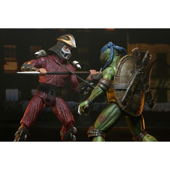 Zestaw 2 figurek Teenage Mutant Ninja Turtles (1990) - Shredder vs Leonardo (Rooftop Battle)- Zdjęcie 45
