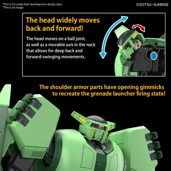 Model figurki GUNDAM HGUC 1/144 - PMX-002 Bolinoak-Sammahn- Zdjęcie 10