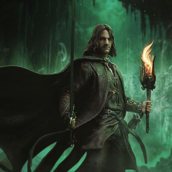Figurka Władca Pierścieni Art Scale 1/10 - Aragorn Unleashed- Zdjęcie 15
