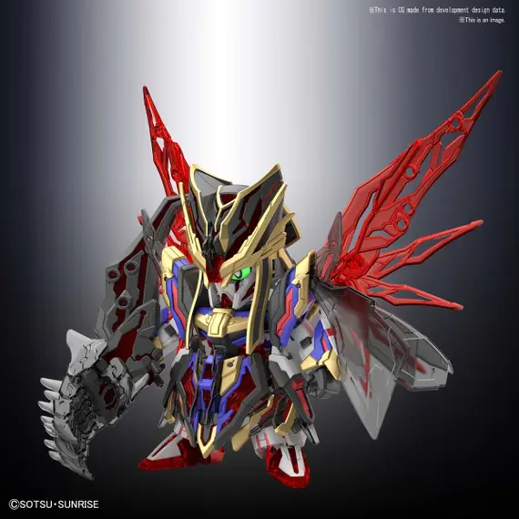 Model figurki GUNDAM SD Sangoku Soketsuden - Sima Yi Destiny Gundam- Zdjęcie 4