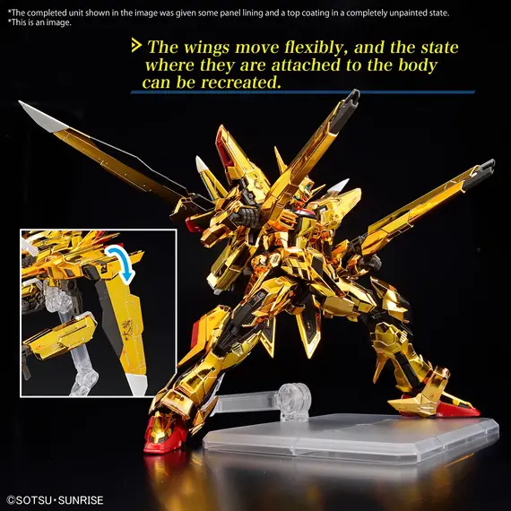 Model figurki GUNDAM RG 1/144 - Akatsuki Gundam Oowashi Unit- Zdjęcie 7