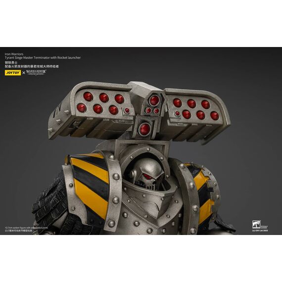 Figurka Warhammer Herezja Horusa 1/18 - lron Warriors Tyrant Siege Master Terminator with Rocket launcher- Zdjęcie 19