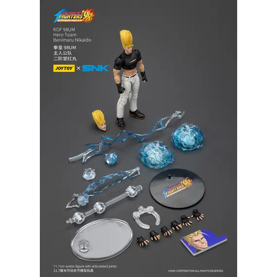 Figurka The King Of Fighters '98 1/18 - Benimaru Nikaido- Zdjęcie 17