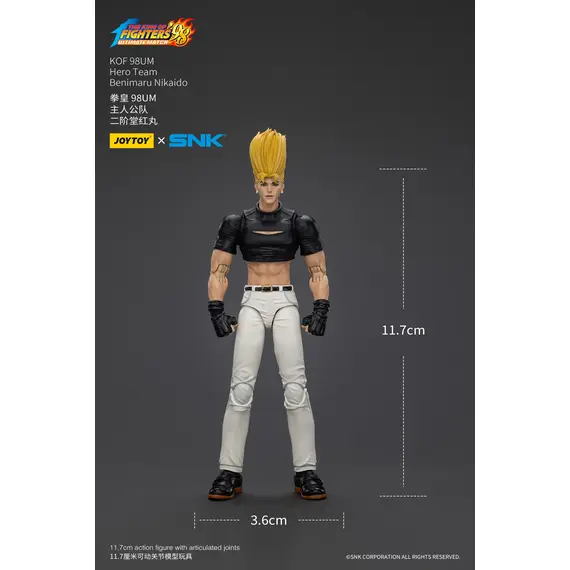Figurka The King Of Fighters '98 1/18 - Benimaru Nikaido- Zdjęcie 19