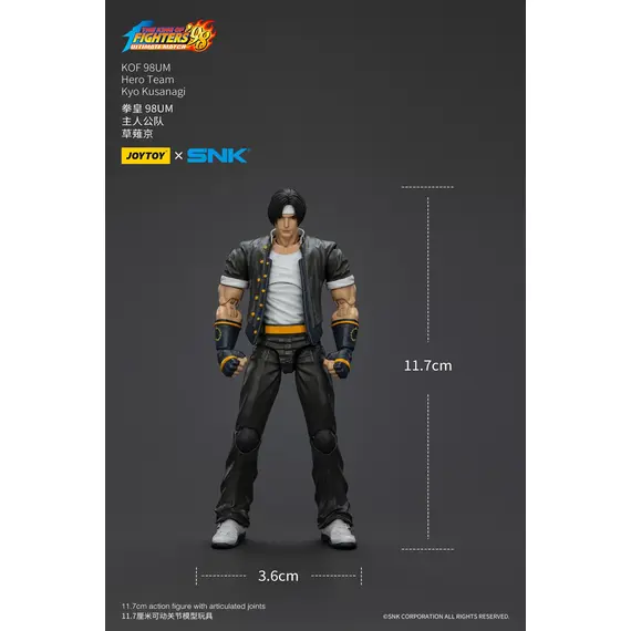 Figurka The King Of Fighters '98 1/18 - Kyo Kusanagi- Zdjęcie 27