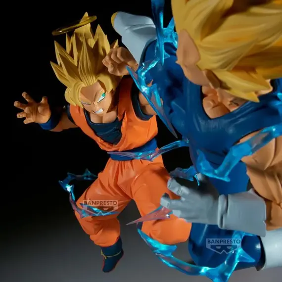 Figurka Dragon Ball Z Match Makers - Super Saiyan 2 Goku (vs. Majin Vegeta)- Zdjęcie 9