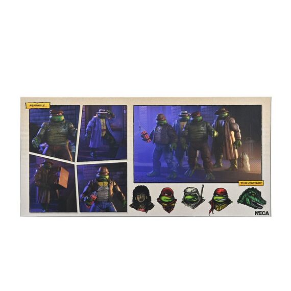 Zestaw 4 figurek Teenage Mutant Ninja Turtles (Mirage Comics) - Gangster Turtles- Zdjęcie 15