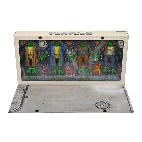 Zestaw 4 figurek Teenage Mutant Ninja Turtles (Mirage Comics) - Gangster Turtles- Zdjęcie 9