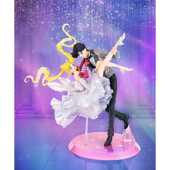 Figurka Sailor Moon FiguartsZERO Chouette - Usagi and Tuxedo Mask (Moonlight Glow Edition)- Zdjęcie 19