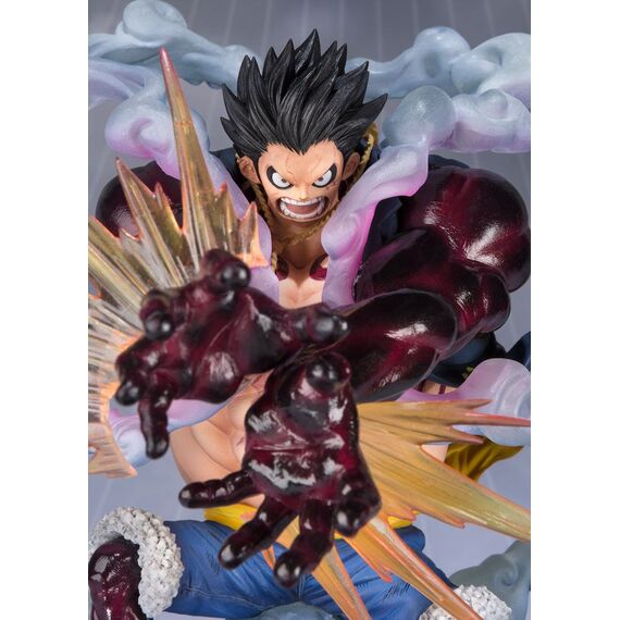 Figurka One Piece FiguartsZERO (Extra Battle) - Monkey D. Luffy Gear 4 (Leo Bazooka) (Reissue)- Zdjęcie 13
