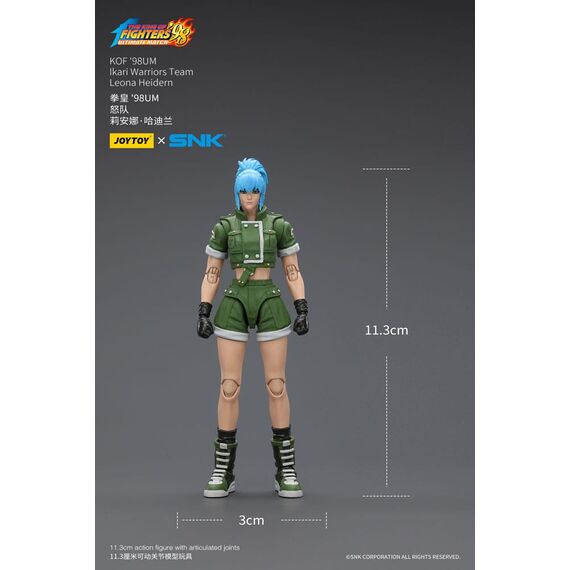 Figurka The King Of Fighters '98 1/18 - Ikari Warriors Team Leona Heidern- Zdjęcie 21