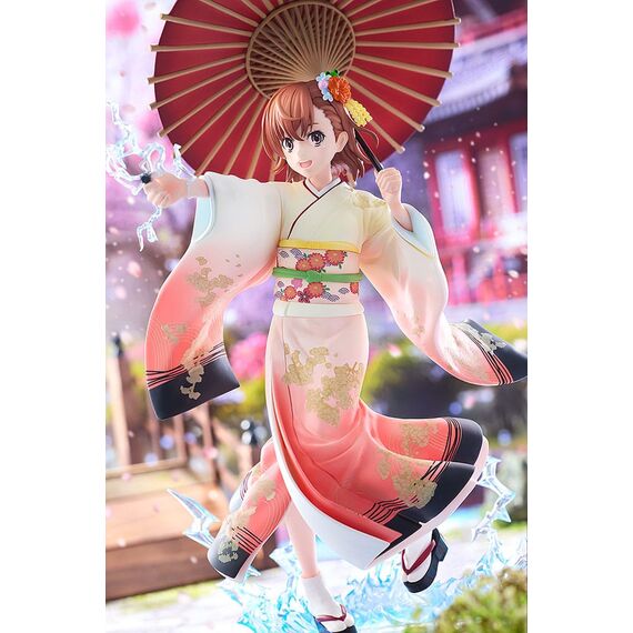 Figurka A Certain Scientific Railgun T KDcolle 1/7 - Mikoto Misaka (Furisode Kimono Ver.)- Zdjęcie 19