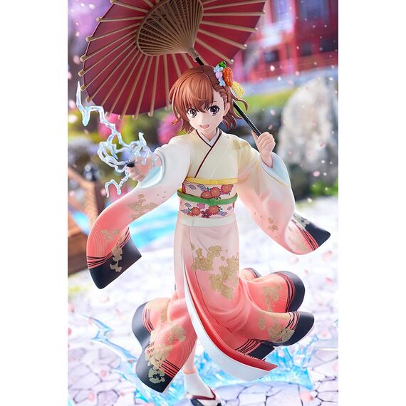 Figurka A Certain Scientific Railgun T KDcolle 1/7 - Mikoto Misaka (Furisode Kimono Ver.)- Zdjęcie 21