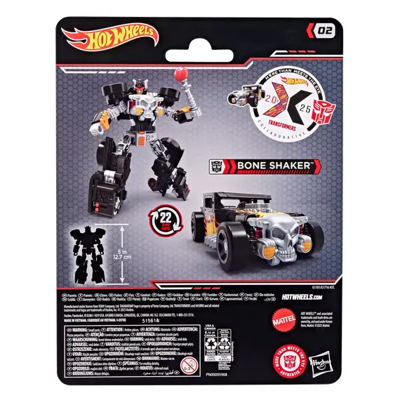 Figurka Transformers x Hot Wheels - Bone Shaker- Zdjęcie 10