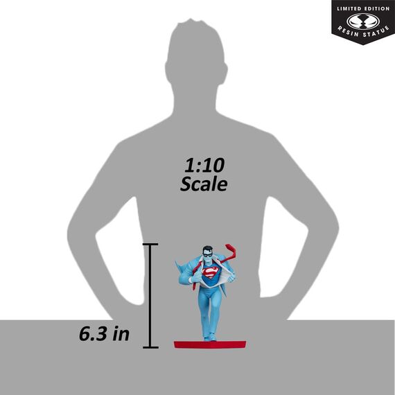 Figurka DC Direct 1/10 -  Superman Red and Blue (by Clayton Henry) Limited Edition- Zdjęcie 20