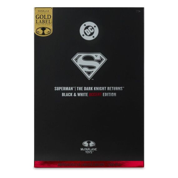 Figurka DC Multiverse (The Dark Knight Returns) Limited Edition - Superman (Black & White Accent Edition) (Gold Label)- Zdjęcie 15