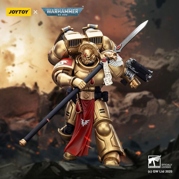 Figurka Warhammer 40k 1/18 - Blood Angels Sanguinary Guard 2 with Angelus Boltgun and Encarmine Spear- Zdjęcie 13