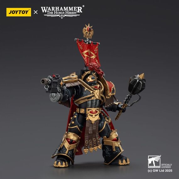 Figurka Warhammer Herezja Horusa 1/18 - Sons of Horus Legion Cataphractii Praetor with Combi-Melta and Power Maul- Zdjęcie 7
