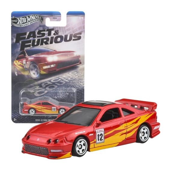 Model pojazdu Hot Wheels Silver Series 1/64 - 1996 Acura Integra GSR (Szybcy i Wściekli) (JBY40)- Zdjęcie 3