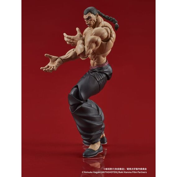 Figurka Baki Hanma Digaction - Retsu Kaioh- Zdjęcie 17