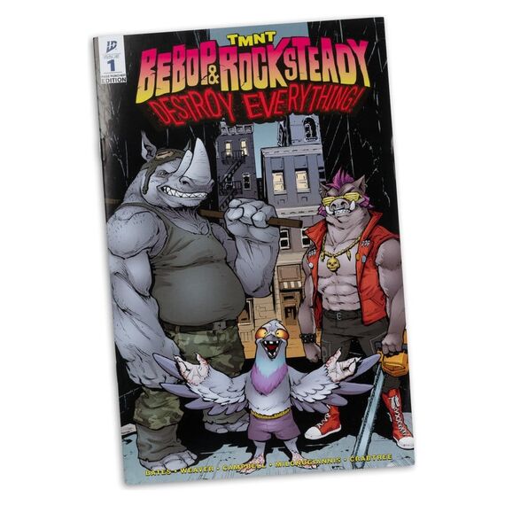Figurka z komiksem Teenage Mutant Ninja Turtles Page Punchers - Rocksteady- Zdjęcie 13