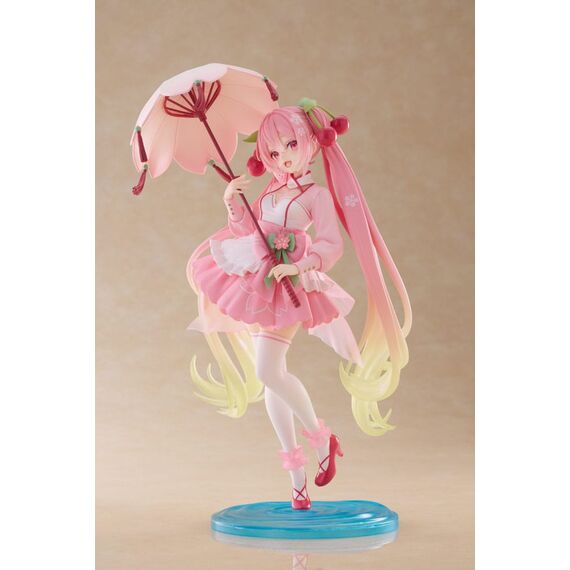 Figurka Hatsune Miku AMP+ Sakura Miku (Sakura Dress Ver.)- Zdjęcie 5
