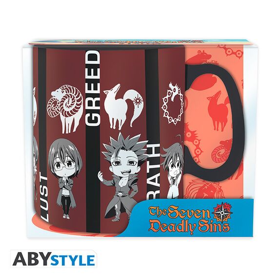Duży kubek Seven Deadly Sins - Chibi sins (460 ml)- Zdjęcie 7