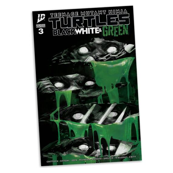 Figurka z komiksem Teenage Mutant Ninja Turtles Page Punchers - Raphael (Black White & Green) [Red Platinum Edition]- Zdjęcie 14
