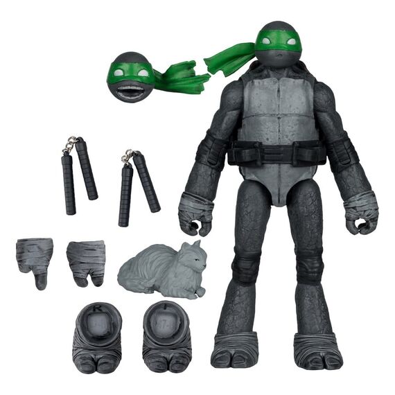 Figurka z komiksem Teenage Mutant Ninja Turtles Page Punchers - Michelangelo (Black White & Green) [Red Platinum Edition]- Zdjęcie 12