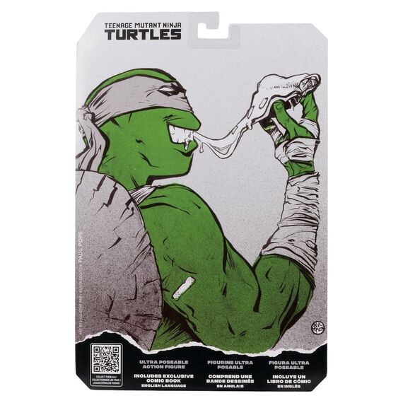 Figurka z komiksem Teenage Mutant Ninja Turtles Page Punchers - Michelangelo (Black White & Green) [Red Platinum Edition]- Zdjęcie 18