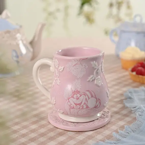 Kubek wytłaczany Disney: Alicja w Krainie Czarów - Kot z Cheshire (325 ml)- Zdjęcie 4