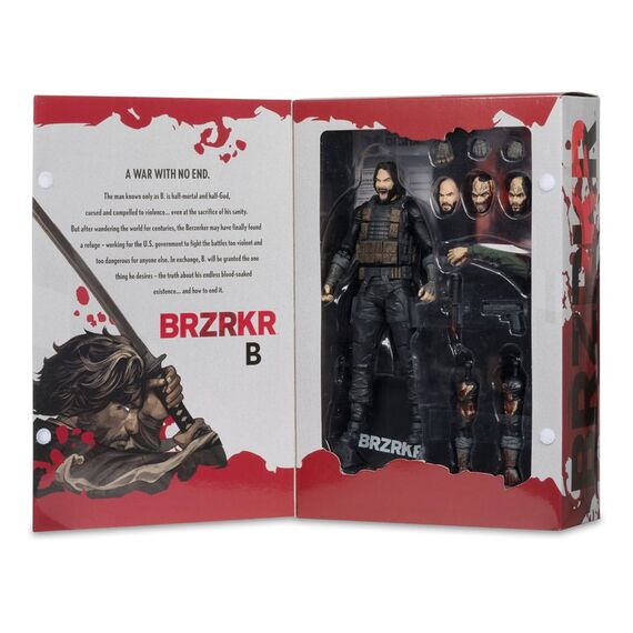Figurka BRZRKR - B. (z kodem cyfrowym McFarlane Toys Digital)- Zdjęcie 11