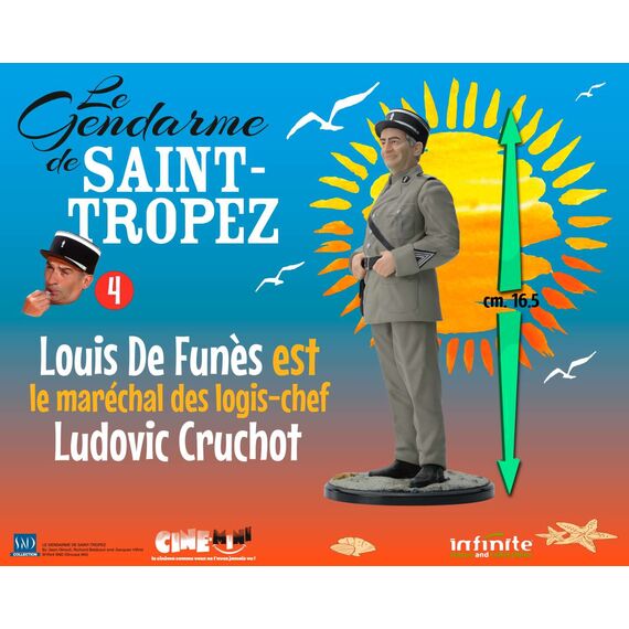 Figurka Żandarm z St. Tropez 4 (1964) - Ludovic Cruchot- Zdjęcie 3