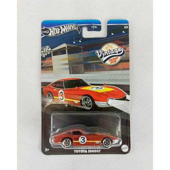 Model pojazdu Hot Wheels Vintage 1/64 - Toyota 2000GT HRV07