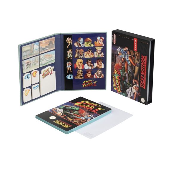 Notes premium A5 z karteczkami samoprzylepnymi Street Fighter