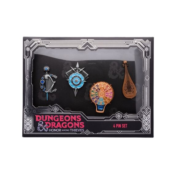 Zestaw przypinek Dungeons & Dragons: Honor Among Thieves (4 szt.)