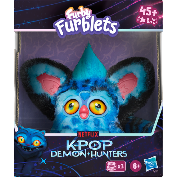 Maskotka interaktywna KPop Demon Hunters Furby Furblets Derpy- Zdjęcie 3