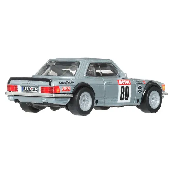 Model pojazdu Hot Wheels Premium Boulevard 1/64 - '80 Mercedes-Benz 500 SLC Rallye (HRT63)- Zdjęcie 6